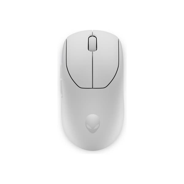 Alienware Pro Wireless Gaming Mouse - mus - USB, 2.4 GHz - månljus