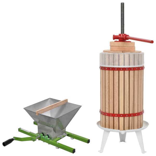 Frukt- och vinpress set 2 delar