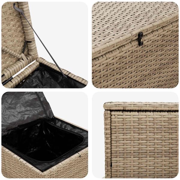 Kuddbox 55 x 55 x 69 cm stål