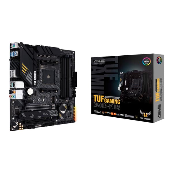 ASUS TUF GAMING B550M-PLUS - moderkort - micro ATX - Socket AM4 - AMD B550