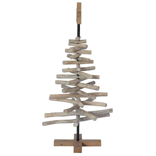Julgran Brun 90 cm Massivt teakträ