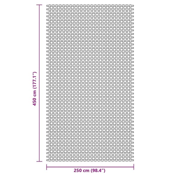 Tältmatta antracit 4,5x2,5 m