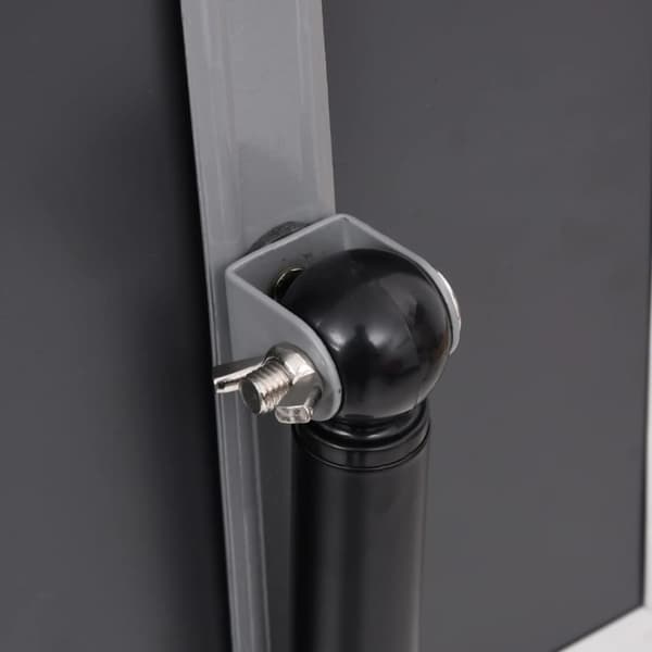 Skyltställ A4 svart aluminiumlegering