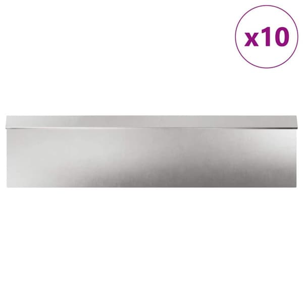Snigelstaket 16 pcs Silver Rostfritt stål