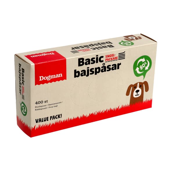 Bajspåsar Value Pack 400p Svart