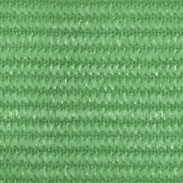 Solsegel 160 g/m² rektangulär ljusgrön 2,5x5 m HDPE