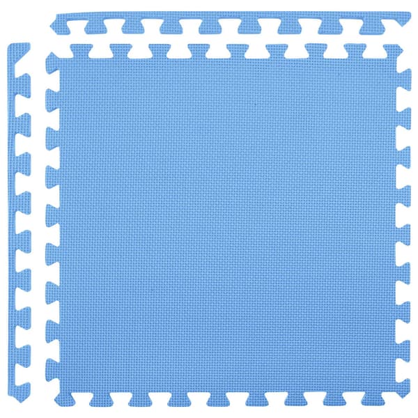 Pool grundmatta 6 pcs Blå 2,16 m² EVA-skum