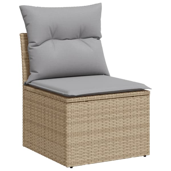 Trädgårdsoffset 8 st Poly rattan