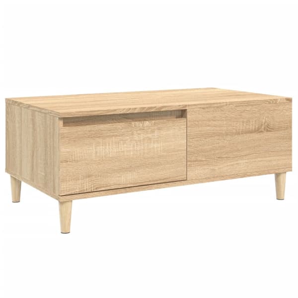 Soffbord sonoma-ek 90x50x36,5 cm konstruerat trä