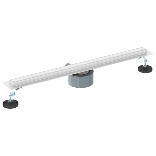 360° Duschavlopp med smal modell Silver 60 cm