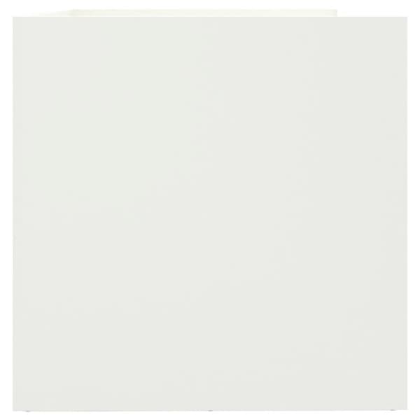 Odlingslåda vit 62x40x39 cm stål