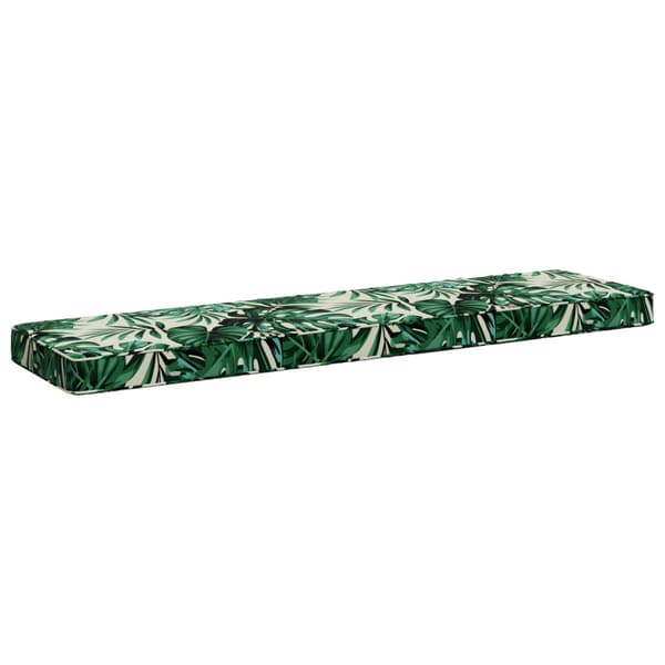 2-delade Bänk Kuddar VUGHT 2 st 100% Polyester Bladmönster