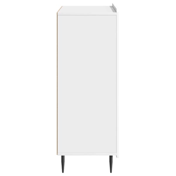 Sideboard Vit högglans 66 x 34,5 x 92 cm Konstruerat trä