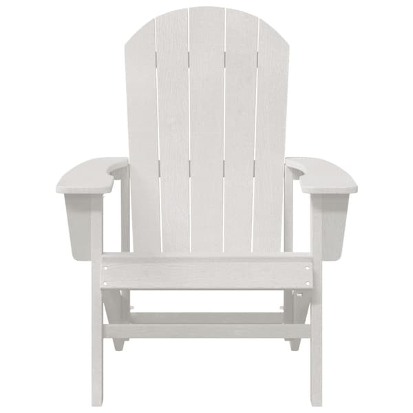Trädgård Stol 2 pcs Vit 82 x 74 x 92 cm polyeten