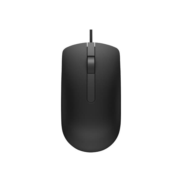 Dell MS116 - mus - USB - svart