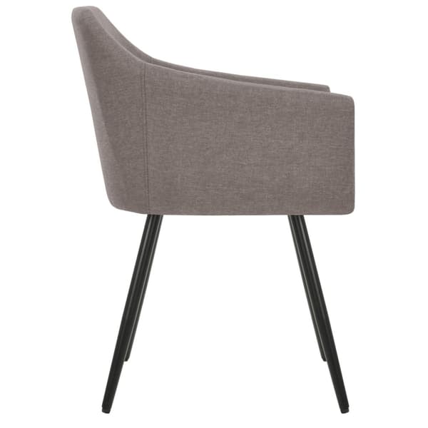 Matstolar 2 st taupe tyg