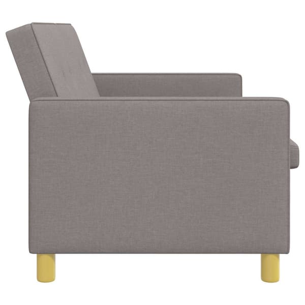 Pull Out Sofa Bed Taupe Tyg