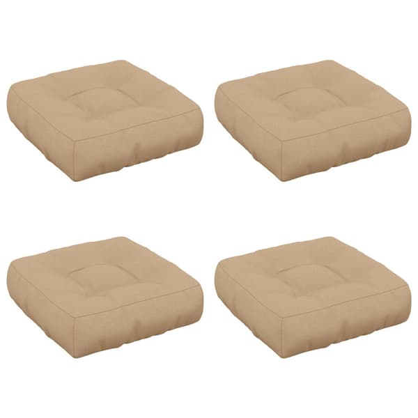 4-delade Sittdynor VIANEN 4 st 100% Polyester Sand
