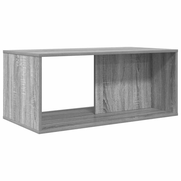 Kaffebordsset 2 pcs Grå Sonoma Konstruerat trä