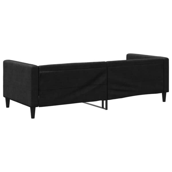 Dagbädd svart 80x200 cm tyg