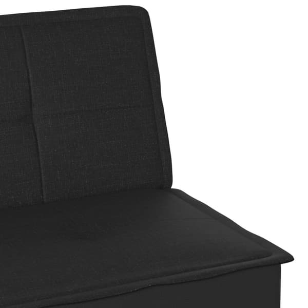 Bäddsoffa svart tyg