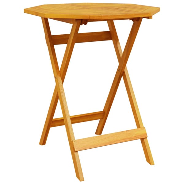 Fällbart bistroset 3 pcs Brun Massivt Akaciaträ