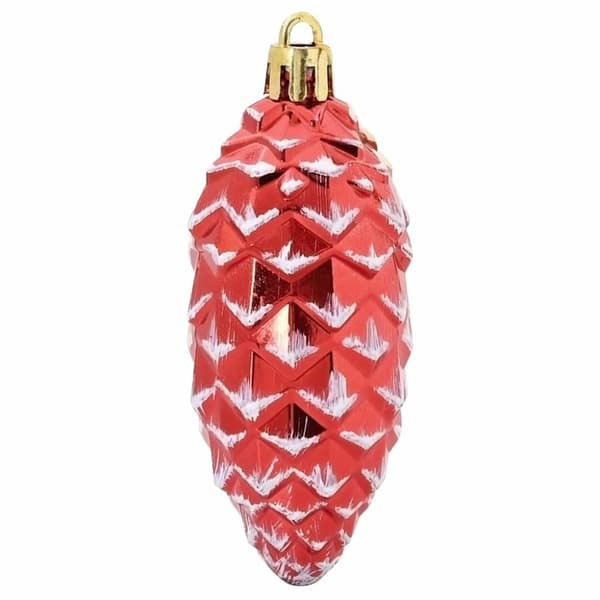 Julgran Kottboll 40 pcs Röd Plast