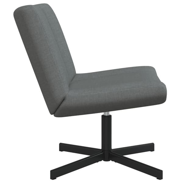 Skrivstol Mörkgrå 63 x 75 x 76 cm tyg