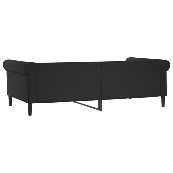 Dagbädd svart 100x200 cm konstläder
