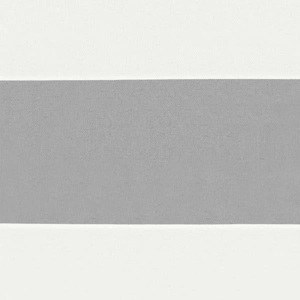 Solskugge segel Ljusgrå och vit. 5 x 5 m 100% polyester oxford