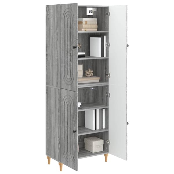 Skåpset 2 pcs 66 x 34,5 x 90 cm Konstruerat trä