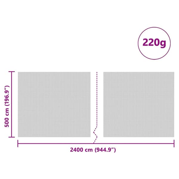 Siloskydd Grön 24 x 5 m HDPE