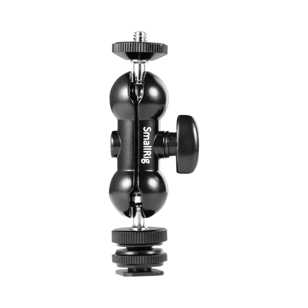 SMALLRIG 1135 MULTI-FUNC DOUBLE BALLHEAD SHOE+1/4"