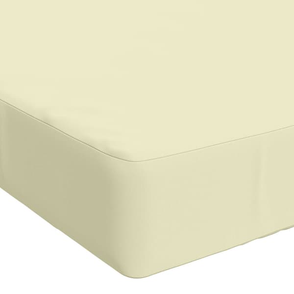 Bänk kudde SOEST 100% Polyester Gräddvit 110 x 40 x 8 cm