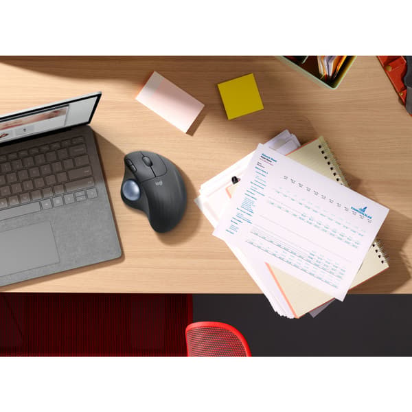 Logitech ERGO M575 for Business datormöss högerhand Trådlös RF + Bluetooth Styrkula 2000 DPI