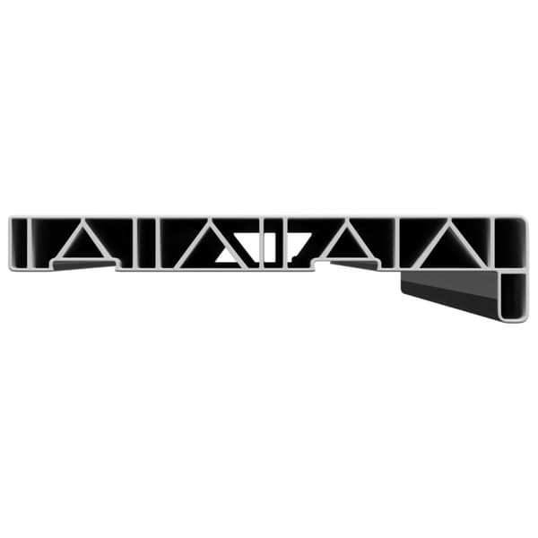 Fönsterbräda Marmorstruktur 60 x 25 x 4,5 cm PVC