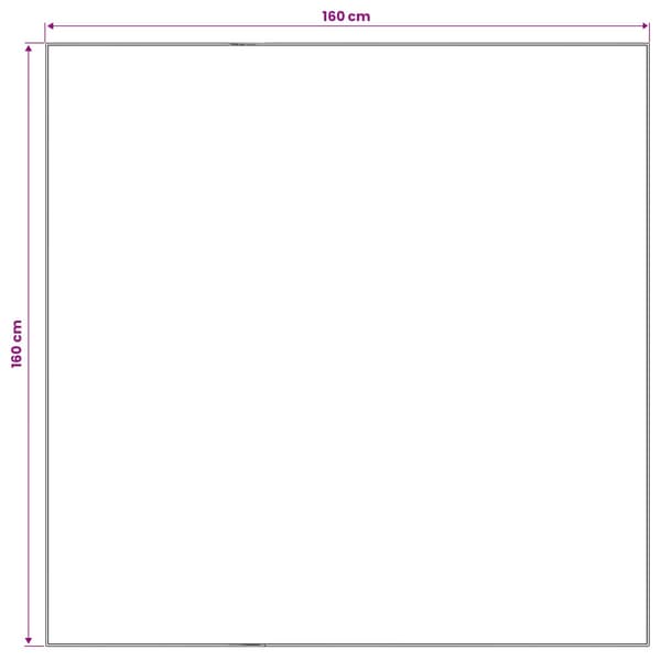 Matta ORIZ Flerfärgsdesign 160 x 160 cm 100% Polyester