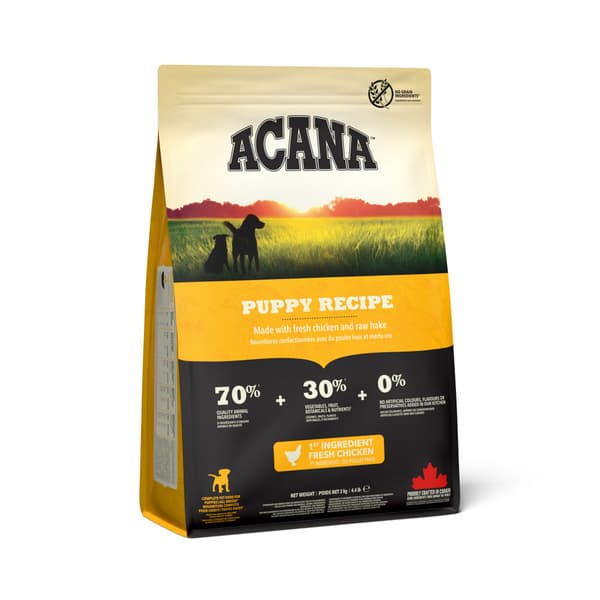 Puppy Recipe Torrfoder för hund 2kg