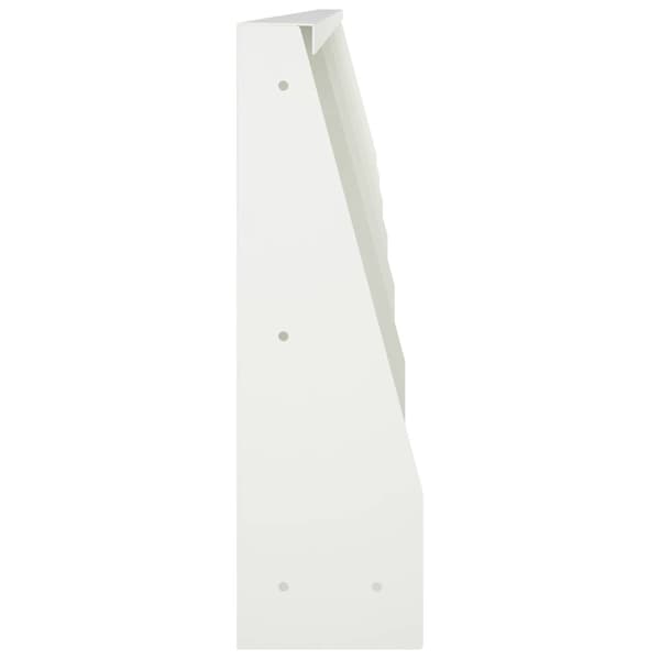 Stödvägg 6 st 40 x 12 x 40 cm Stål Vit