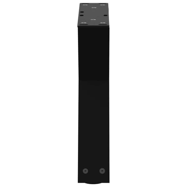 Soffbordsben 2 st svarta 40x(30-31,3) cm stål