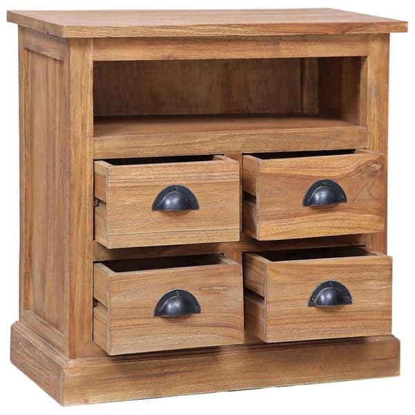 Sidoskåp 60x30x60 cm massiv teak