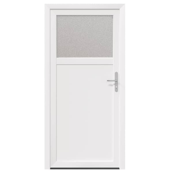 Sidentré Dörr Vit 88 x 198 cm PVC