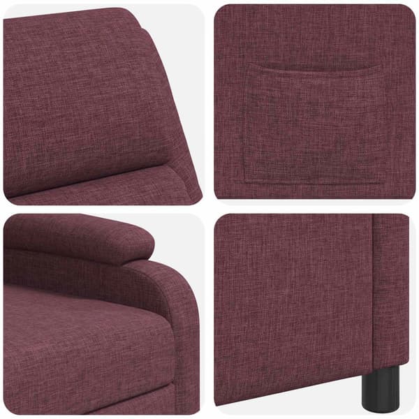 Recliner Lila Tyg
