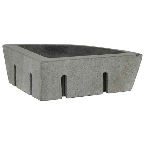 Handfat Grå (38-45) x (38-45) x 12 cm Flodsten