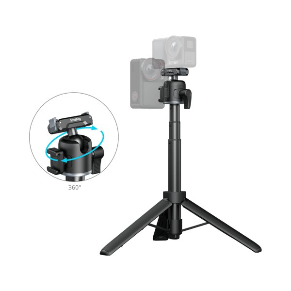 SmallRig 5435 Grip-Tripod for Action Cameras