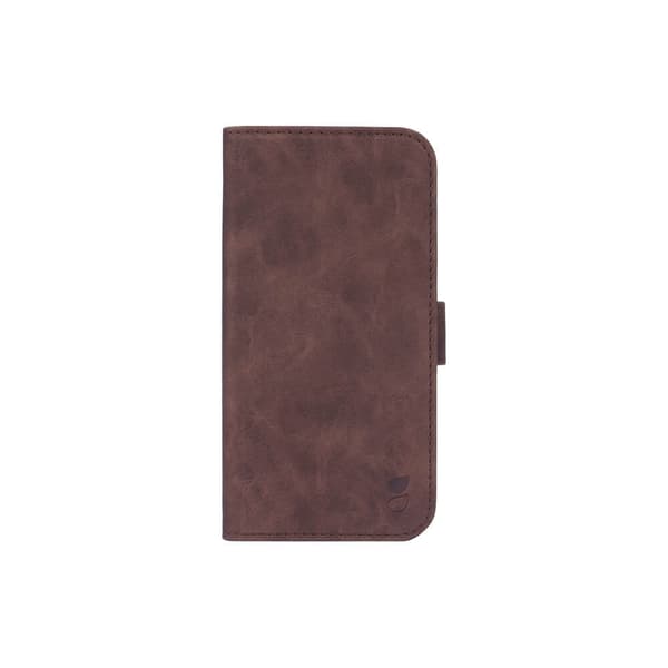 Mobile Wallet Brown Nubuck PU iPhone 12 Pro Max