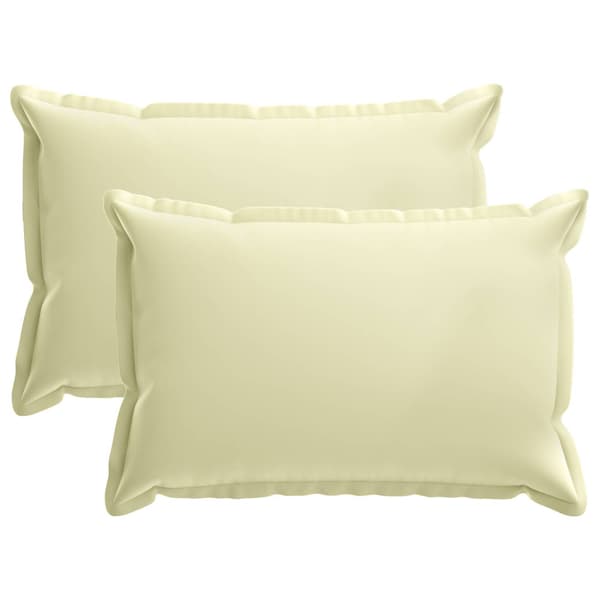Kuddöverdrag 2 st HOUTEN Gräddvit 40 x 60 cm Polyester