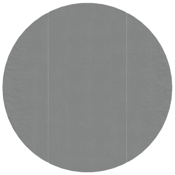 Bottenmatta ljusgrå Ø306 cm polyester geotextil