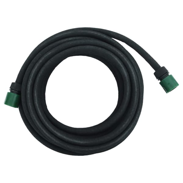 Fuktslang svart 0,6" 10 m gummi