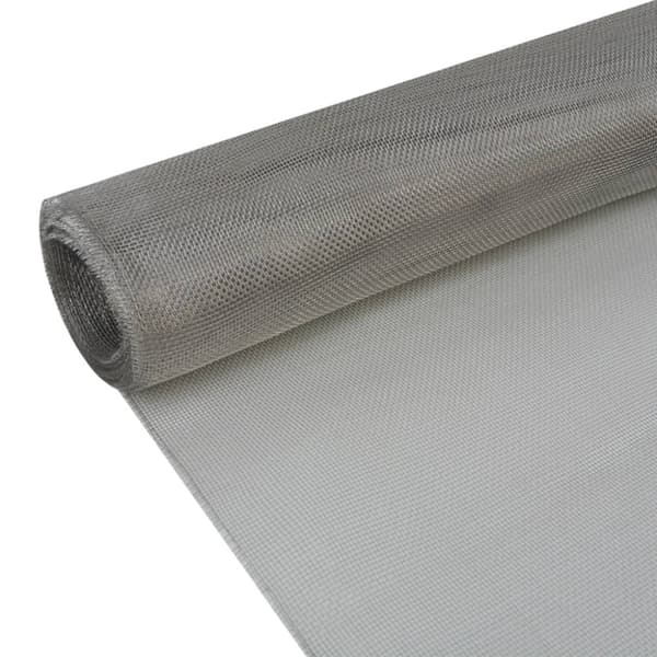 Insektsnät rostfritt stål 100x500 cm silver